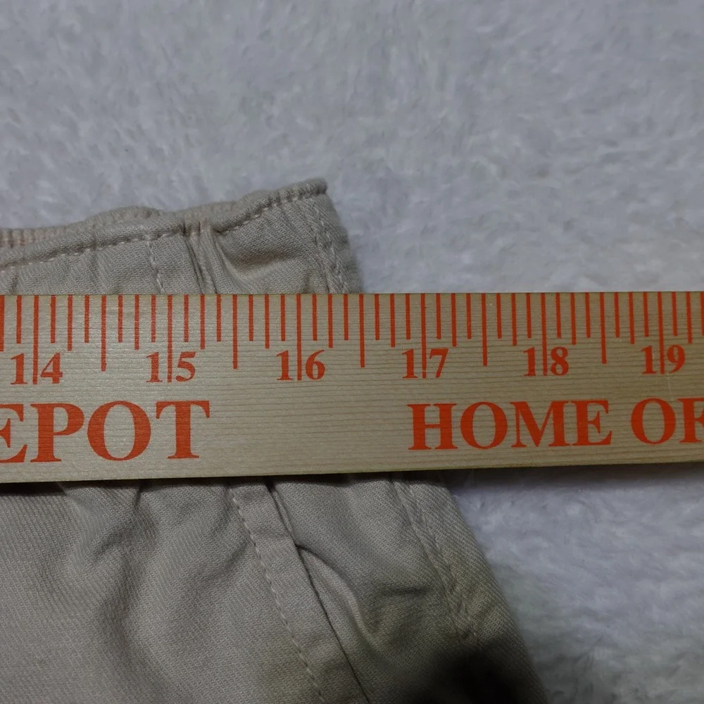 $ 98 Faherty Essential Drawstring Short Men's M Stone Organic Cotton 6.5 Inseam